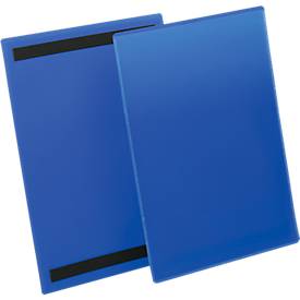 Etiketten- und Kennzeichnungstaschen B 210 x H 297 mm (A4 hoch), 50 Stück, blau