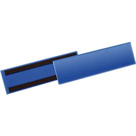 Etiketten- und Kennzeichnungstaschen B 297 x H 74 mm, 50 Stück, blau