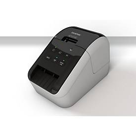 Etikettendrucker Brother QL-810Wc, 110 Etiketten/min, USB/iOS/Android/WLAN, integrierte Schneideeinheit, B 125 x T 234 x