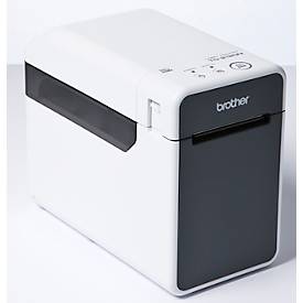 Etikettendrucker Brother TD-2120N, 152 mm/Sek., USB/USB Host/LAN, für 19-63 mm breite Etiketten, B 110 x T 215 x H 172 m