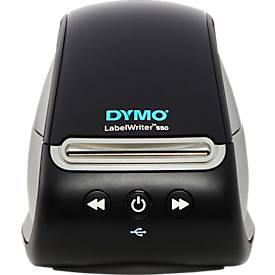 Etikettenprinter DYMO® LabelWriter™ 550, direct thermisch afdrukken, 300 x 300 dpi, 62 etiketten/min, auto-detectie functie, USB, etiketten incl.