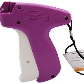 Etikettierpistole METO® Economy Fine, inkl. extrafeiner Nadel, Stahl, grau-violett