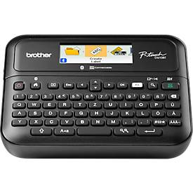 Etiqueteuse Brother PT-D610BTVP, transfert thermique, pour rubans TZe de 3,5 à 24 mm de large, 30 mm/sec, USB/BT, accessoires