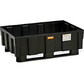EURO-Auffangwanne 250/2 CEMO, Polyethylen, mit 2 Kufen, mit Zulassung, versch. Ausführung