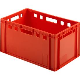 Euro Box Fleischkasten, lebensmittelecht, Inhalt 63,5 L, geschlossene Version