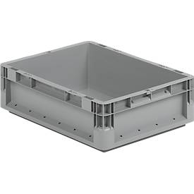 Euro Box Leichtbehälter ELB 4120, aus PP, Inhalt 10,9 L, ohne Deckel, grau