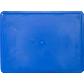 Euro Box Serie EF 4320, aus PP, Inhalt 29,5 L, geschlossene Wände, Unterfassgriff, blau