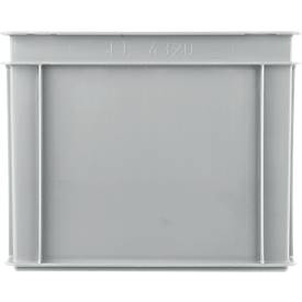 Euro Box Serie EF 4320, aus PP, Inhalt 29,5 L, geschlossene Wände, Unterfassgriff, grau