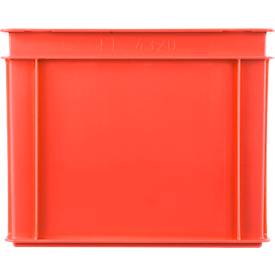 Euro Box Serie EF 4320, aus PP, Inhalt 29,5 L, geschlossene Wände, Unterfassgriff, rot