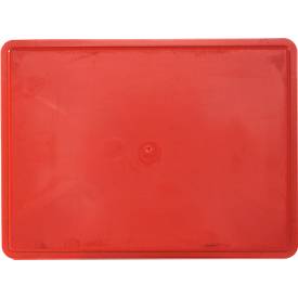 Euro Box Serie EF 4320, aus PP, Inhalt 29,5 L, geschlossene Wände, Unterfassgriff, rot