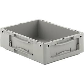 Euro Box Serie LTB 4120, aus PP, Inhalt 10 L, ohne Deckel, grau