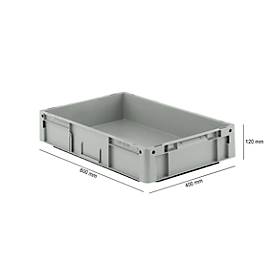 Euro Box Serie LTF 6120, aus PP, Inhalt 21 L, Unterfassgriff, grau