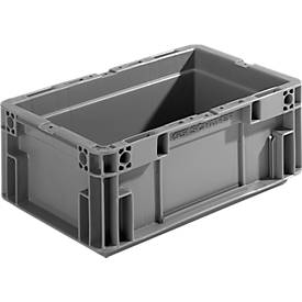 Euro Box Serie MF 3120, aus PP, Inhalt 5,2 L, Unterfassgriff, grau