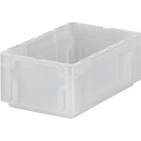 Euro Box Serie MF 3120, aus PP, Inhalt 5,2 L, Unterfassgriff, transluzent