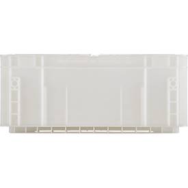 Euro Box Serie MF 4170, aus PP, Inhalt 14,6 L, Durchfassgriff, transluzent