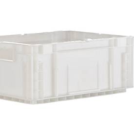 Euro Box Serie MF 4170, aus PP, Inhalt 14,6 L, Durchfassgriff, transluzent