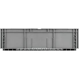 Euro Box Serie MF 6170, aus PP, Inhalt 30,8 L, Durchfassgriff, grau