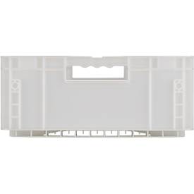 Euro Box Serie MF 6170, aus PP, Inhalt 30,8 L, Durchfassgriff, transluzent