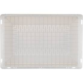 Euro Box Serie MF 6170, aus PP, Inhalt 30,8 L, Durchfassgriff, transluzent