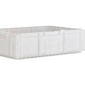 Euro Box Serie MF 6170, aus PP, Inhalt 30,8 L, Durchfassgriff, transluzent