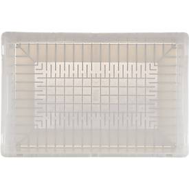 Euro Box Serie MF 6320, aus PP, Inhalt 62,3 L, Durchfassgriff, transluzent