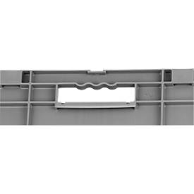 Euro Box Serie MF 6420, aus PP, Inhalt 82,9 L, Durchfassgriff, grau