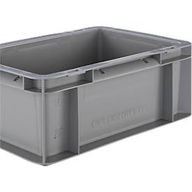 Euro Box SSI Schäfer EF 3120, 4,2 l, L 300 x B 200 x H 120 mm, grau, 10 Stück