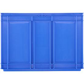Euro Box SSI Schäfer EF 6420, 83,8 l, Durchfassgriff, Polypropylen, blau, 5 Stück