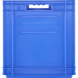 Euro Box SSI Schäfer EF 6420, 83,8 l, Durchfassgriff, Polypropylen, blau, 5 Stück