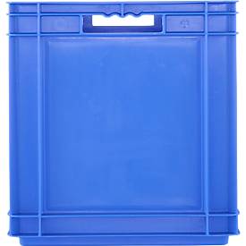 Euro Box SSI Schäfer EF 6420, 83,8 l, Durchfassgriff, Polypropylen, blau, 5 Stück