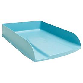 Exacompta Briefablagen Set Combo Pop N'Co, 4-tlg A4+, bis 500 Blatt je Ablage, Etikettenhalter, stapelbar, 25 Jahre