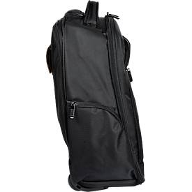Exacompta Exactive® Businessrucksack mit Rollen, 18 l, für Laptops bis 15,6″, TSA-Schloss, Trolleygriff, RPET, Handgepäckformat, schwarz