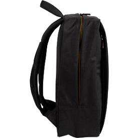 Exacompta Exactive® Smart Laptoprucksack, für Laptops bis 14″, wasserdichte Außentasche, Trolley-Schlaufe, B 320 x H 410 x T 150 mm, schwarz
