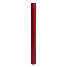 Exacompta Gästebuch Alpillez Rot, Echtleder 26x22 cm, 70 Blatt blanko, Vergé 110 g/m², Goldschnitt, Geschenkbox