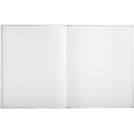 Exacompta Gästebuch Landidylle 22x27 cm, 100 Seiten Clairefontaine, Goldschnitt, Hochformat, Kristallbox