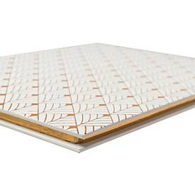 Exacompta Gästebuch Néo Déco Weiß 220x270 mm, 100 Seiten Clairefontaine, Goldschnitt, transparente Box