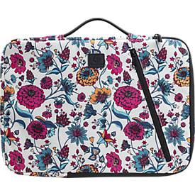 Exacompta Laptophülle Sleeve 15–16 Zoll Paisley, gepolstert mit Eckschutz, versenkbarer Griff, 58% recycelt
