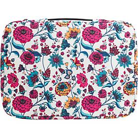 Exacompta Laptophülle Sleeve 15–16 Zoll Paisley, gepolstert mit Eckschutz, versenkbarer Griff, 58% recycelt