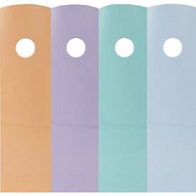 Exacompta Mag-Cube Stehsammler 4er-Set A4+ Aquarel sortiert, hohe Ablagekapazität, Griffloch, 25 Jahre Garantie