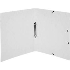 Exacompta Ringbuch, DIN A4, 2 Rund-Ring Mechanik, Rückenbreite 20 mm, weiss