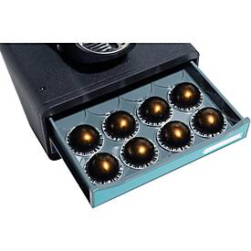 Exacompta Small Box Skandi sortiert, 3 Schubladen A4+, leise mit Sicherheitsstopp, stapelbar, 13,5 cm, 25 Jahre