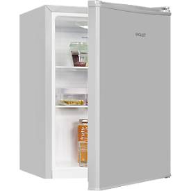 Exquisit Mini-Kühlschrank KB60-V-091E, 50 l, ohne Gefrierfach, 2 Ablagen, freistehend, grau