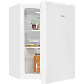 Exquisit Mini-Kühlschrank KB60-V-091E, 50 l, ohne Gefrierfach, 2 Ablagen, freistehend, weiß