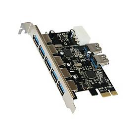 Image of Exsys EX-11087 - USB-Adapter - PCIe 2.0 - 7 Anschlüsse