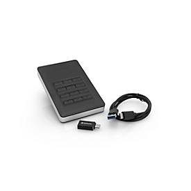 Externe Festplatte Verbatim Store'n' Go Secure HDD, USB 2.0 bis 3.1, Kennwortschutz, f. Windows & Mac, 1 TB