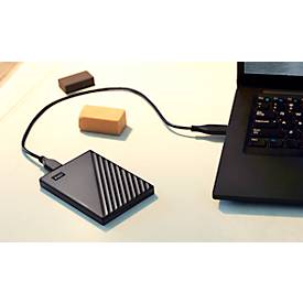 Externe Festplatte WD My Passport WDBYVG0010BBK, 1 TB, USB 3.0, schwarz