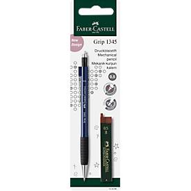 FABER-CASTELL Druckbleistift Grip, schwarz, 0.5 mm