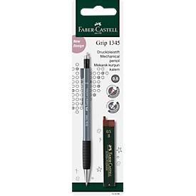 FABER-CASTELL Druckbleistift Grip, schwarz, 0.5 mm
