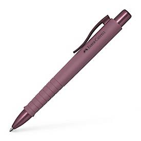 Faber-Castell Druckkugelschreiber Poly Ball XB, XB-Mine, bordeaux
