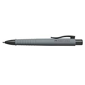 Faber-Castell Druckkugelschreiber Poly Ball XB, XB-Mine, grau